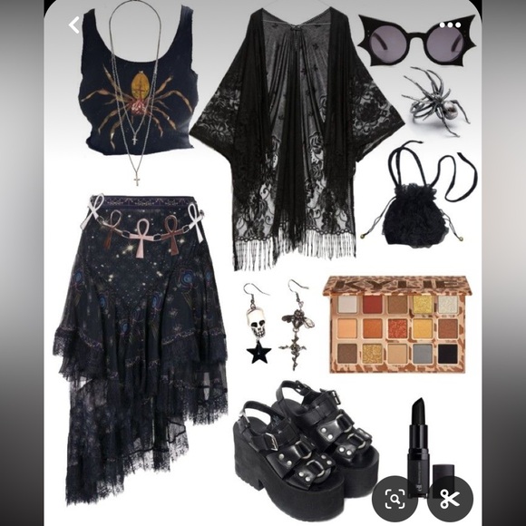 Starter Kit 5 Items Custom 90s Grunge Boho Indie Artsy Alternative Various Sizes - Picture 5 of 6